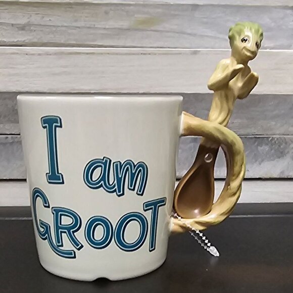Marvel Guardians of the Galaxy “I Am Groot” Mug & Spoon Set - Picture 1 of 9